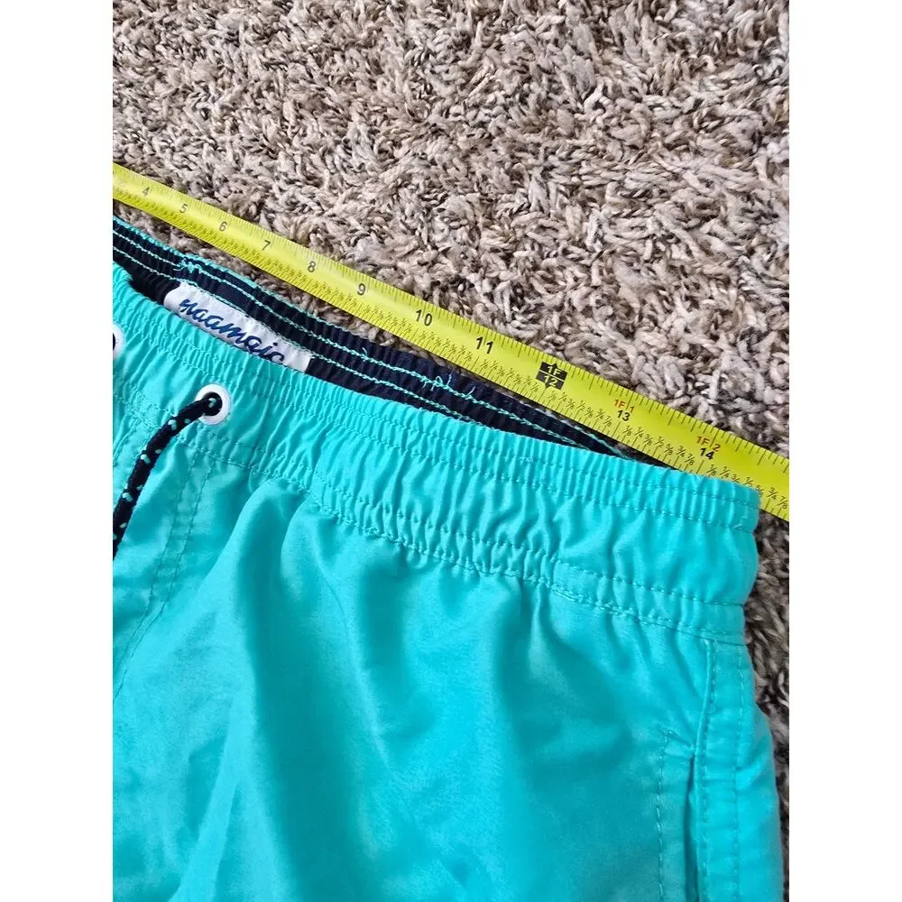 Maamgic Aqua Mens Swim Trunks Quick Dry Mesh Lined Beach Shorts Size M Summer